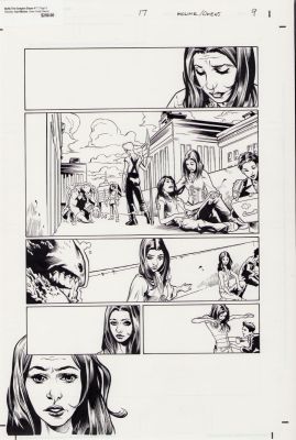 Karl Moline | Buffy the Vampire Slayer #17 Pg.9 - Interior Page | Anthony’s Comic Book Art