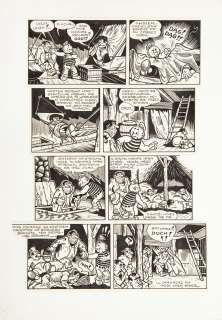 Janusz Christa (1934 - 2008) | Janusz Christa | "Kajtek i Koko. Na tropach Pitekantropa", plansza nr 69 | Desa Unicum