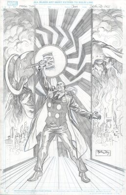 Netho Diaz | Mortal Thor Issue 09 Page Stormbreaker Variant | ComiConArt