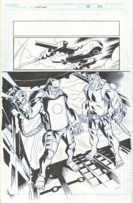 Jason Howard | Astounding Wolfman Issue 25 Page 25 | Splash Page