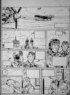 Bingono - 3 Planches originales (p.38, p.44, p.29) - Le Passeur T.2 - (2008) | Catawiki