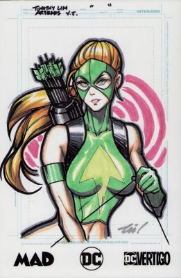 Artemis Color Art Commission - Signed | Anthony’s Comic Book Art