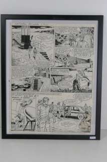 Planche originale de Raymond Reding "OPERATION PENALTY - … | Rops