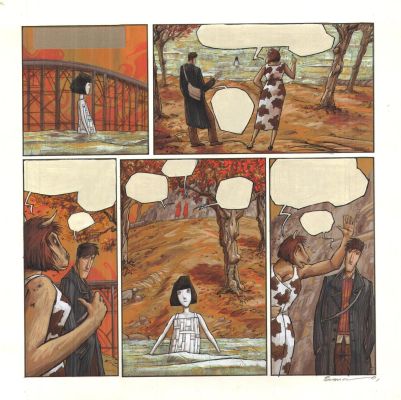 Pontarolo Frédéric | Planche Originale 18 de Sapiens par Frédéric Pontarolo | Galerie Napoléon