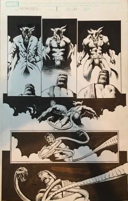 Hercules #1, pg. 21 Mark Texeira & Jimmy Palmiotti – Original Art | PaperFilms