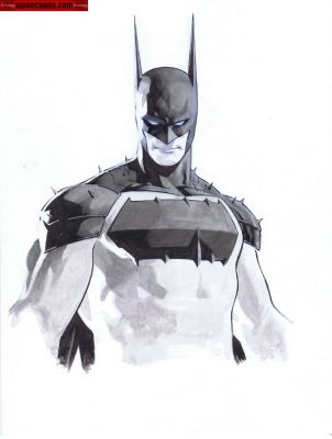 Jerome Opena | Sketches Page Absolute Batman | Kwan Chang