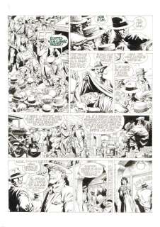 Mitton, Jean-Yves - Original page (p.26) - De Silence et de Sang 7 - Le dixième Arcane majeur - (1993) | Catawiki