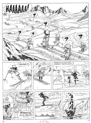 Tabary | TOTOCHE, Planche originale 4, La crevasse magique | Galerie Napoléon