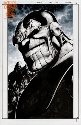 Jim Cheung | Infinity #1 Pg 45 Splash (Marvel, 2013) Apocalypse Now! | Will’s Comic Art Page