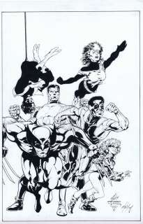 Tom Simmons Matt Haley | ++ Awesome X-Men Full Page Pitch Piece By Matt Haley Issue Lost X-Man Pitch Piece | Koch Comic Art