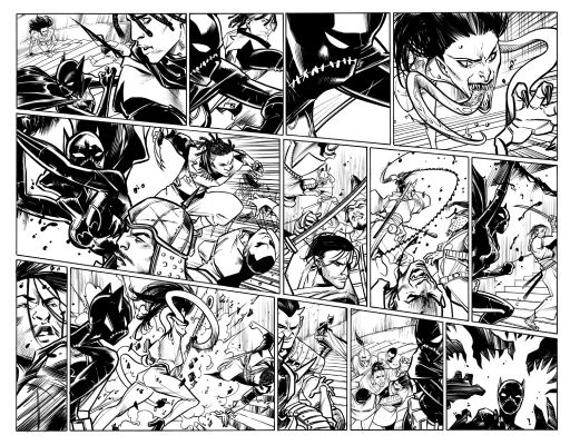 Juan Castro | Batgirl Issue 19 Page 04 And 05 | ComiConArt