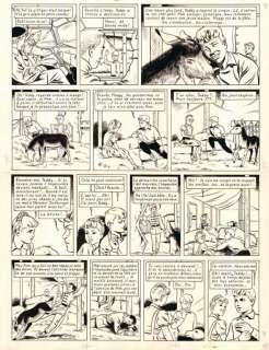 Craenhals. Planche originale Pom et Teddy | BDEnchères