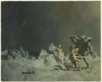 253: Gino D’Achille original Burroughs Princess of Mars | Russ Cochran