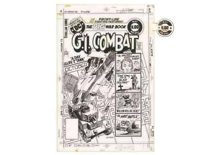 1982 G.I. Combat #241 Cover Art Joe Kubert | Weiss Auctions