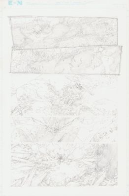 Adelso Corona, Brett Booth | Spawn #365 Pg. 18 - Interior Page Gruesome Action - 1992 | Anthony’s Comic Book Art