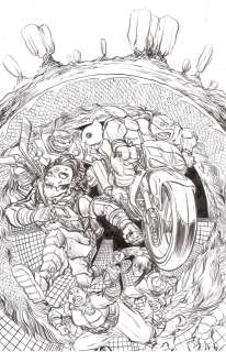 Jesse Lonergan - TMNT: Mutant Nation #1 Cover Variant