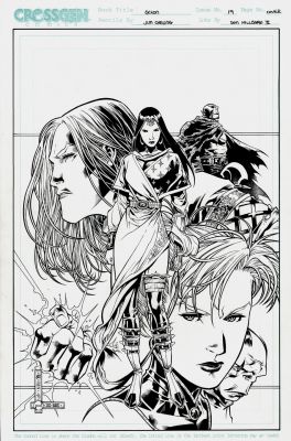 Don Hillsman, Jim Cheung - Scion #19 Cover 2001 (Sexy Babes & Monsters!)