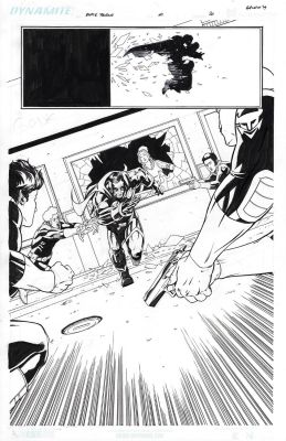 Matt Gaudio | Black Terror Issue 01 Page 20 | Splash Page