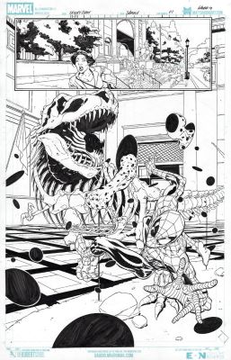 Matt Gaudio | Spider-Man And the Spot Sample Page 01 | Splash Page