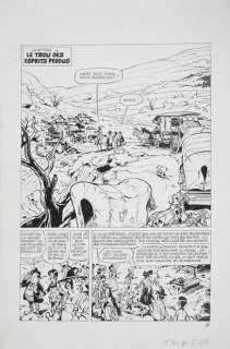 Derib (Claude de Rib... | GO WEST, CHAPITRE 4, LE TROU DES ESPRITS PERDUS, PLANCHE... | Coutau Bégarie