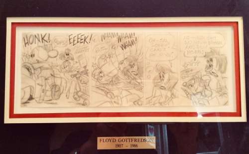 Gottfredson, Floyd - Original pencil drawing from a storyboard sketch - Mickey Mouse | Catawiki