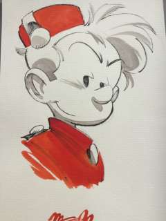 Munuera - Dessin original en couleur - Spirou | Catawiki
