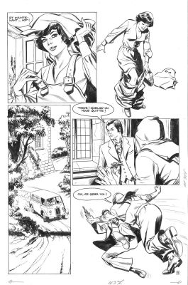 Marcello Rafael Carlo | Planche originale 8 AMICALEMENT VOTRE histoire courte - Le roi de la moutarde - | Galerie Napoléon