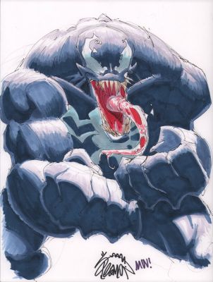 Ryan Stegman | Venom Color Commission - Signed | Anthony’s Comic Book Art