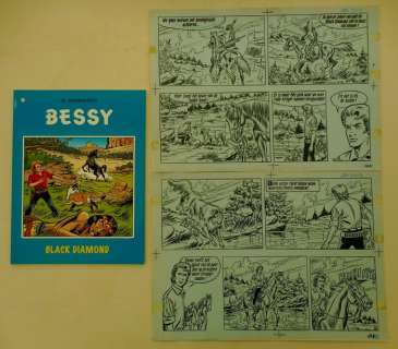Bessy 12 - Album met originele pagina (p.17) - Black Diamond - sc - 1e druk - (2009) | Catawiki