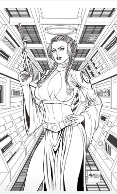 Alfredo Reyes III , Alfredo Reyes | Grimm Fairy Tales 2022 May the 4Th Cosplay Cover a (Princess Leia/Star Wars) ** Alfredo Reyes III ** Zenescope | ComicArtFans Classifieds