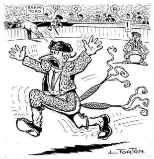 FORTON. Louis. Â« Les Pieds Nickelés Â». Encre de Chine noire et crayon | Tessier Sarrou