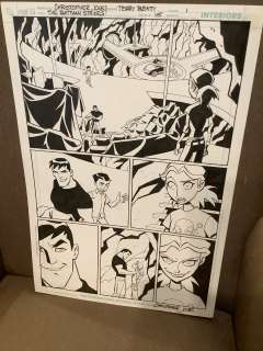 Christopher Jones | Batman Strikes! - Penciller Christopher Jones - Inker - Terry Beatty - Issue #45 Pg 1 - Batcave | ComicArtFans Classifieds