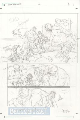 Duncan Fegredo | Hellboy: Wild Hunt 2 Pg 6 Prelims By Duncan Fegredo Issue 2 Page 6 | BritComicsArt