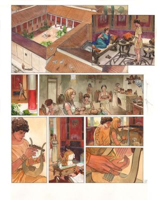 Grella Paolo | Planche originale 10 POMPÉI Tome 1 ASSA | Galerie Napoléon