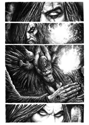 Clint Langley – Church of hell 8p21 | Berserker Art