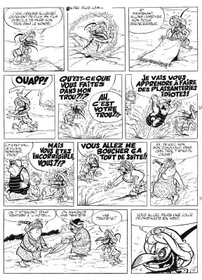Tabary | IZNOGOUD, planche originale 7 Les vacances d’été ou tas d’attentats d’été | Galerie Napoléon