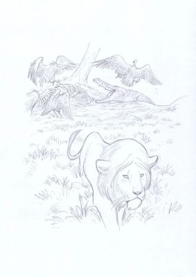 Federico Bertolucci | Love #3 [Il leone] vignetta 282 | Krazy Art Gallery