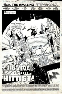 Bob McLeod, Todd McFarlane - Amazing Spider-Man #299 Splash (Historic 1St Ever McFarlane Drawn Spider-Man Splash, & Historic 1St Venom Issue!) 1988