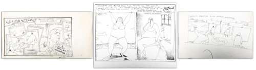 Michael Paraskevas Comic Strips Pencil & Ink, 3 | misc / divers