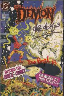Denis Rodier - The Demon 20 SIGNED by ALAN GRANT