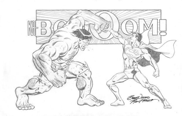 Ron Frenz | Hulk Vs Superman | Catskill Comics