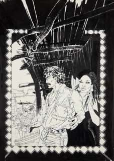 Francq Philippe (Attribué À) | Leo Tomasini, couverture originale du tome 2, Et Rops-la-boum, 1989 | Tajan