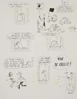 Reiser Jean-Marc (1941-1983) | Vive DE GAULLE, Mai 1968 | Tajan