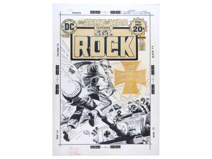 1974 Our Army At War #274 Cover Art, Joe Kubert | Weiss Auctions