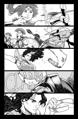 Daniel Sampere | Wonder Woman #32 Page 14 | Black Diamond
