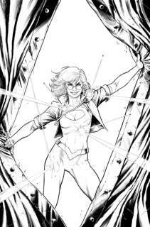 Nicola Scott - Other DC Related Work - Power girl variant