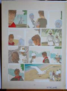 Corto Maltese - Color proof "Per colpa di un gabbiano" - Page séparée - EO - (1972) | Catawiki