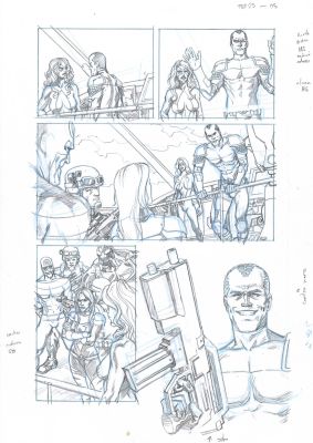 Fernando Blanco | THUNDERBOLTS #123 P. 5 (prelim) | The Green Room