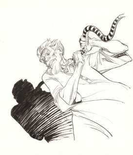 François BOUCQ (né en... - Lot 11 - Bouncer - La justice des Serpents Encre de Chine sur...