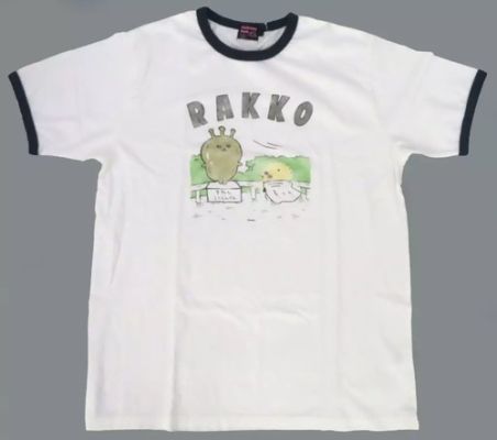 T-shirt Chikawa Otter Ringer avorio L cotone simpatico piccolo personaggio | eBay Europe (Buy It Now)